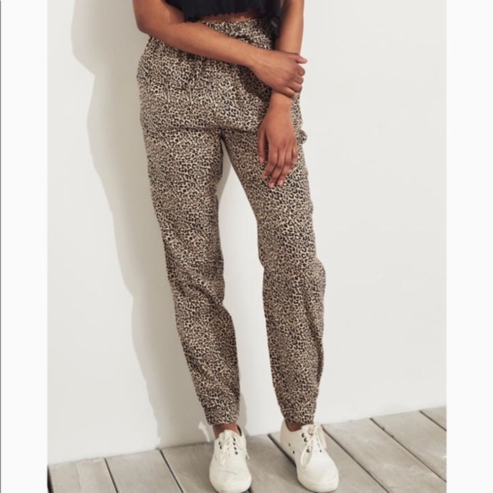 Hollister cheetah pants!